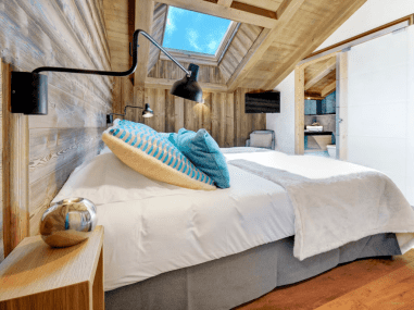 chambre de chalet moderne